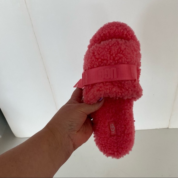 NWOB UGG Women's Fluffita Sheepskin Slipper Slide Sandals - Picture 6 of 11